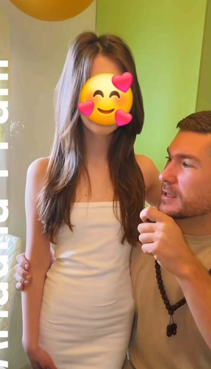 Călin Donca și fiica lui