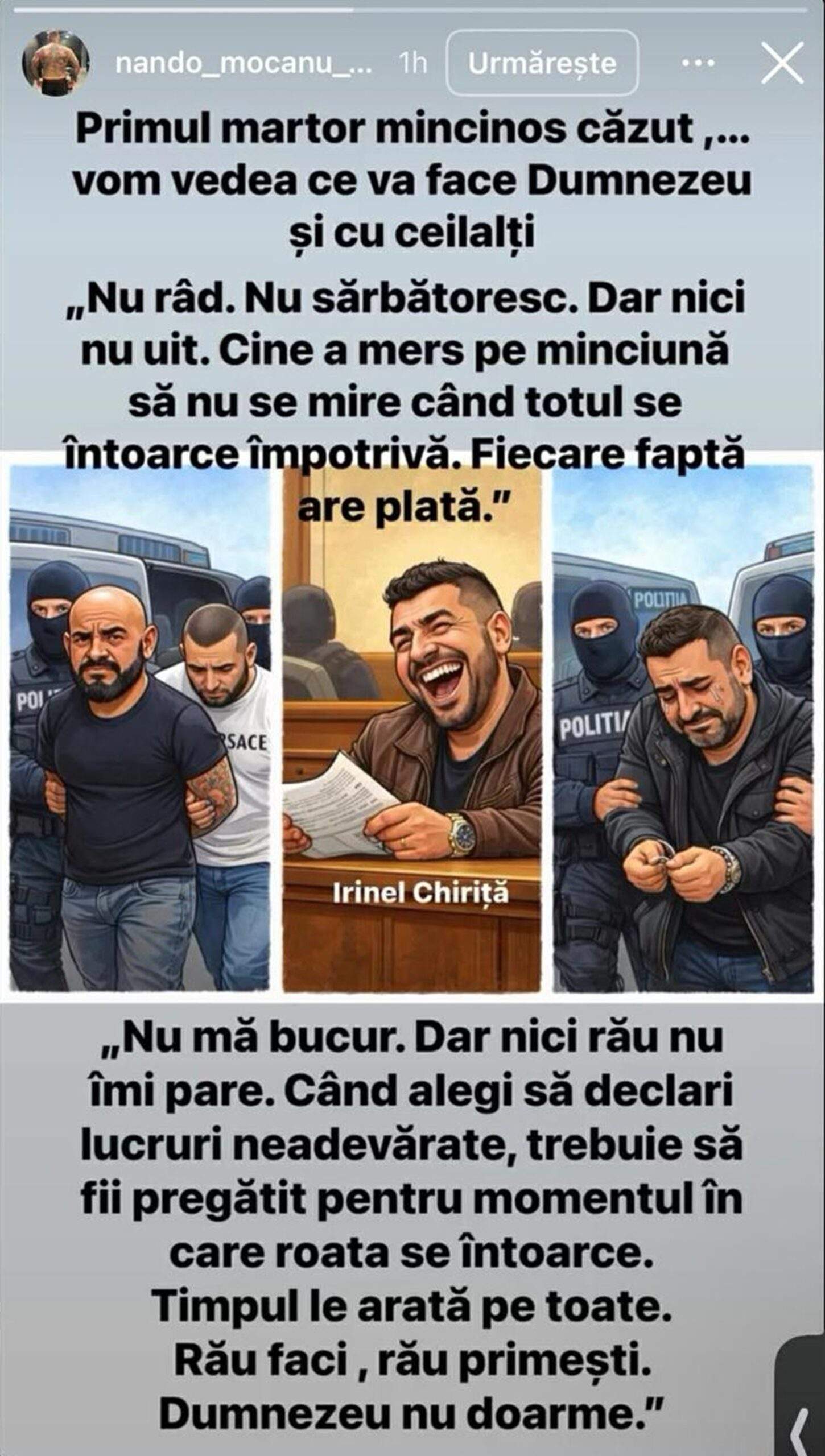 nando mocanu mesaj