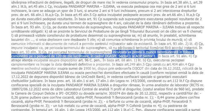 „Blonda lui Coldea”, obligată să muncească la Spații Verzi | Marina Pandarof a scăpat ieftin din scandalul drogurilor
