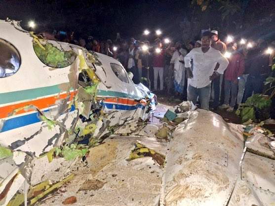 avion prăbușit în India