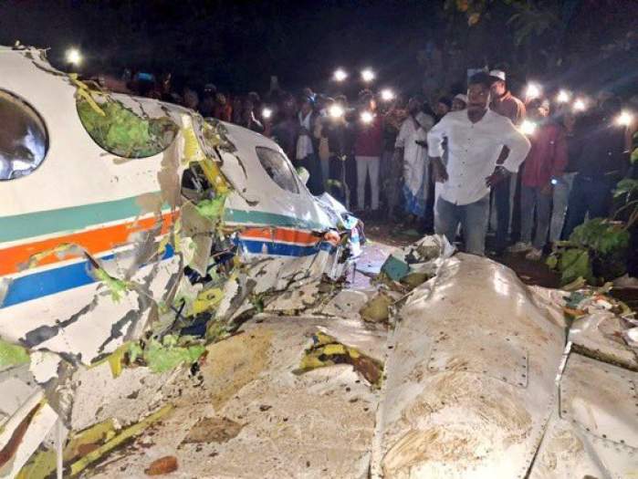 avion prăbușit în India