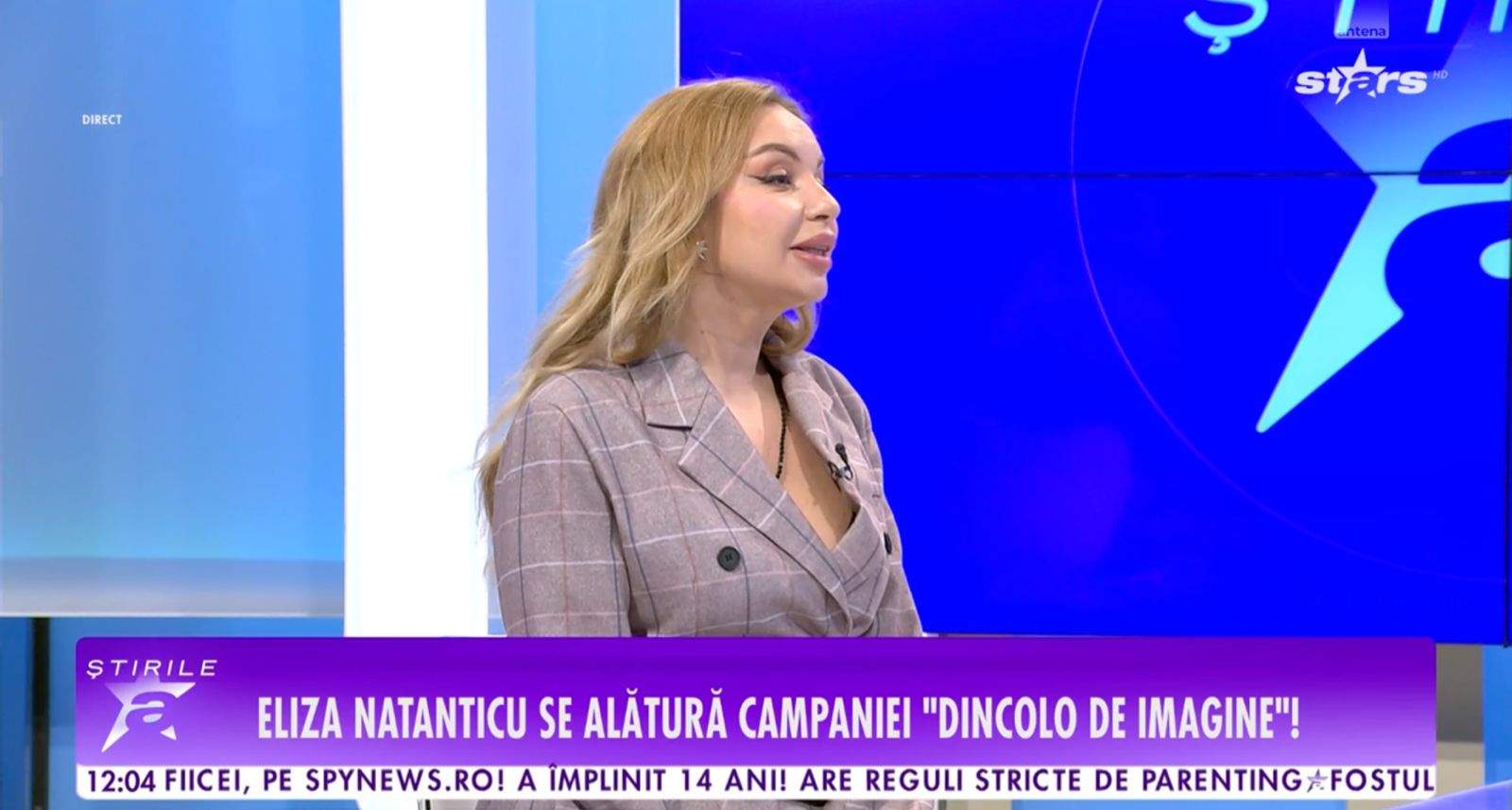 Eliza Natanticu, la Știrile Antena Stars