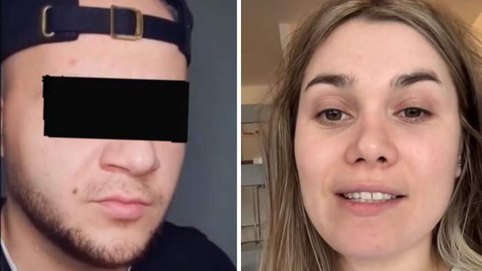 Colaj foto cu Ionuț și Alina, soția lui