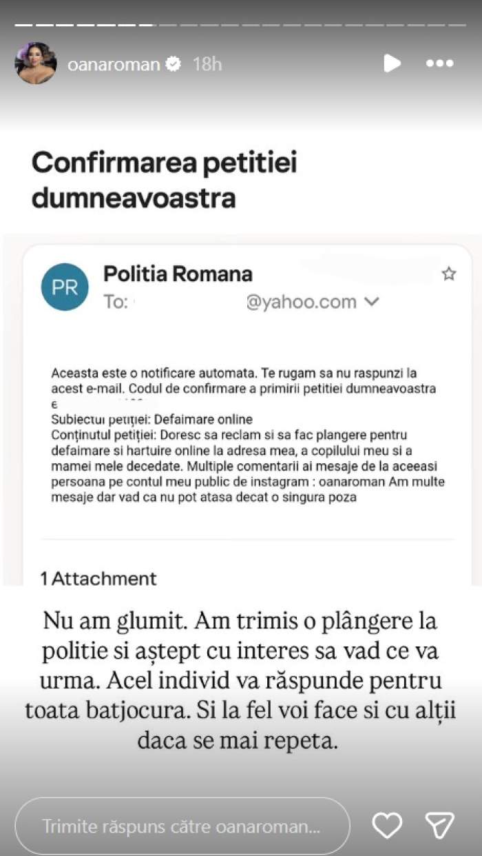 plangere la politie