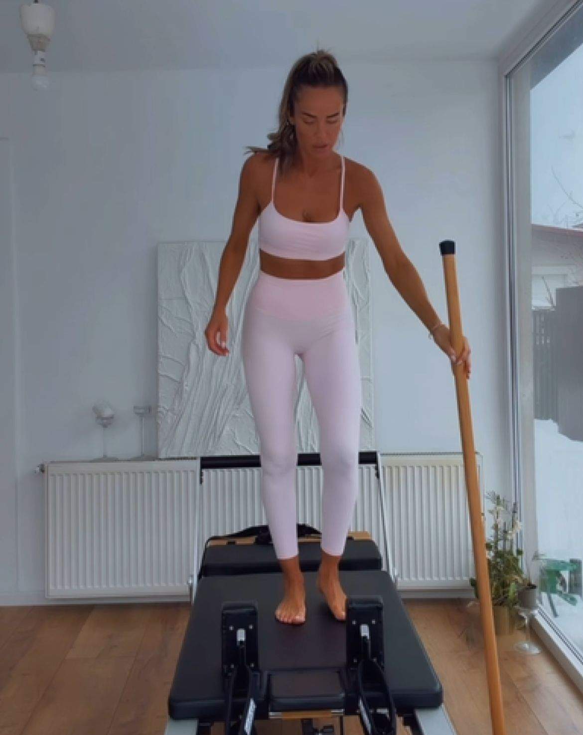 Diana Munteanu, făcând sport