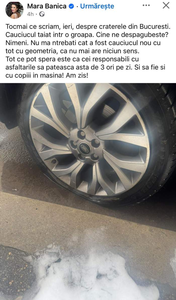 Mesajul Marei Bănică