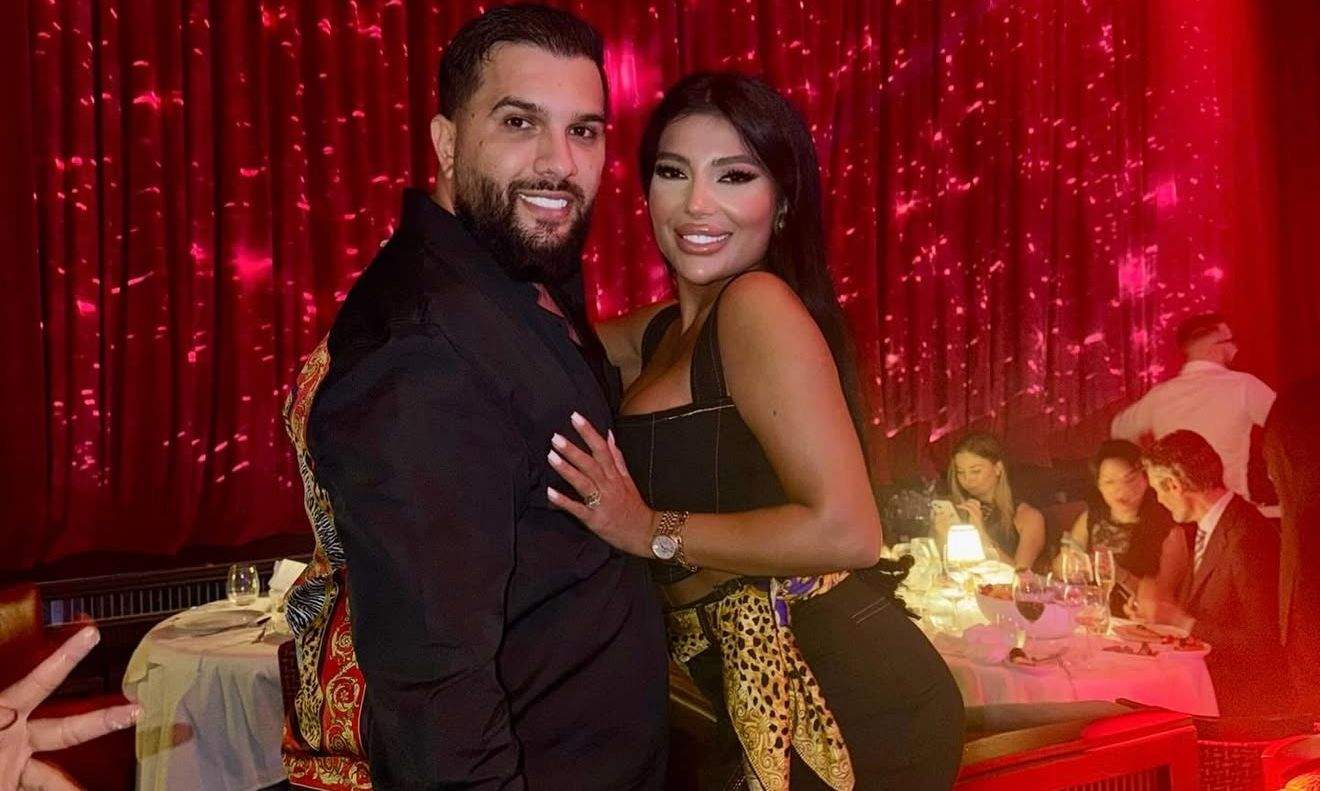 Alina Marymar și Tzancă Uraganu, într-un club din Dubai