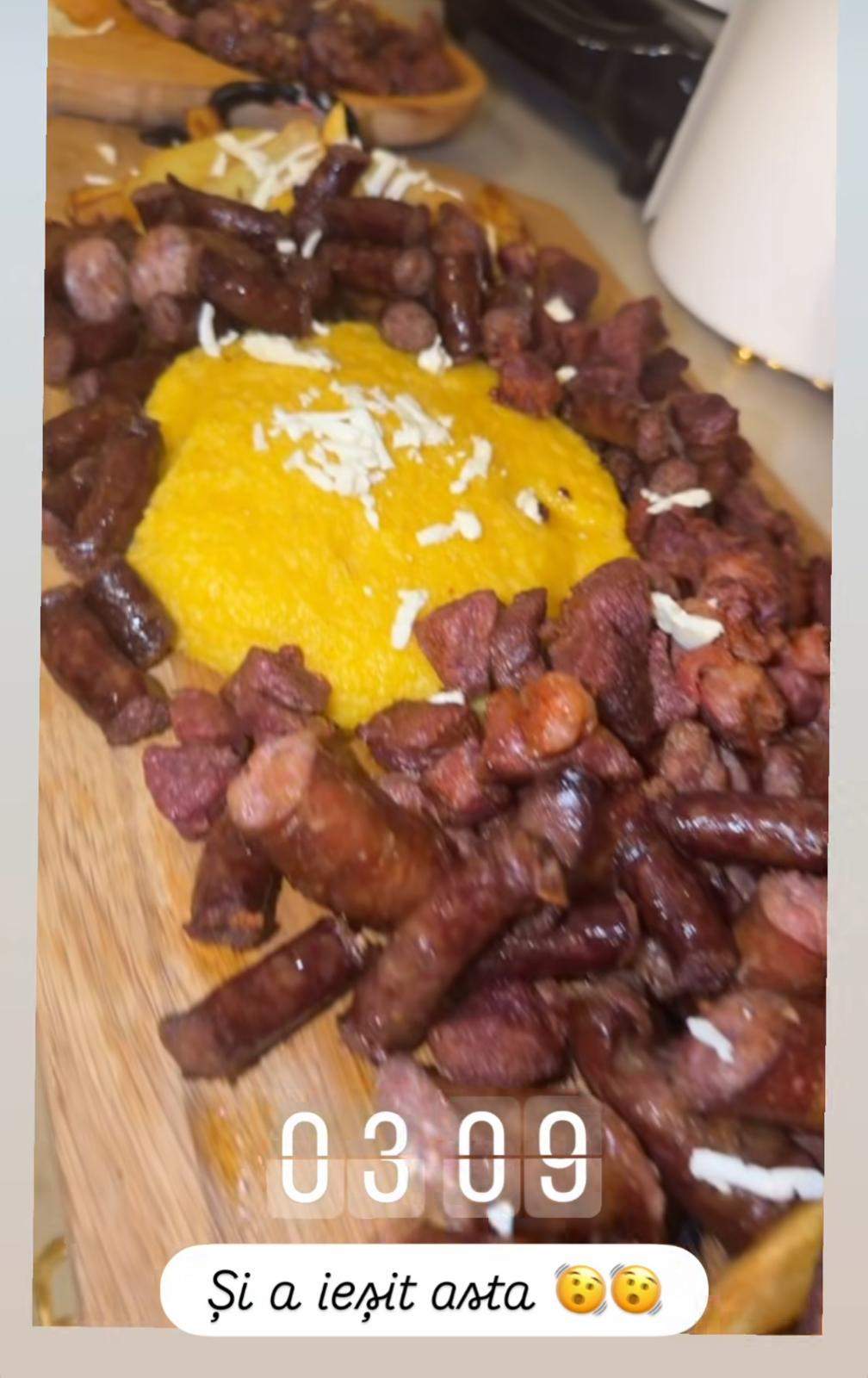 Alina Marymar a gătit pomana porcului