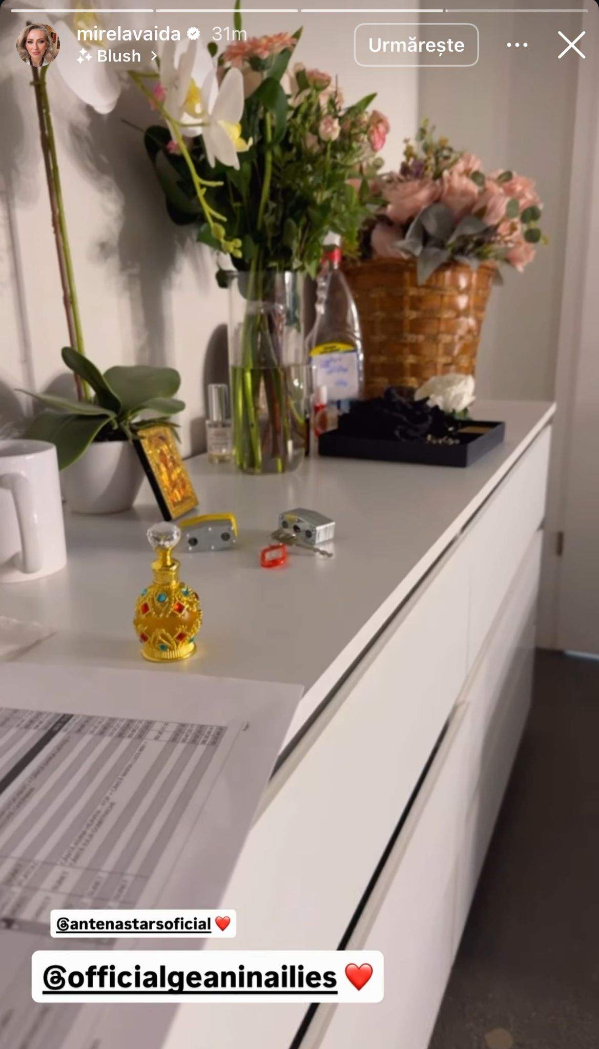 Mobilierul din cabina de la Antena Stars