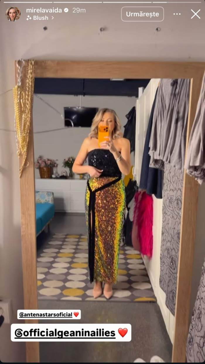 Mirela Vaida, în cabină