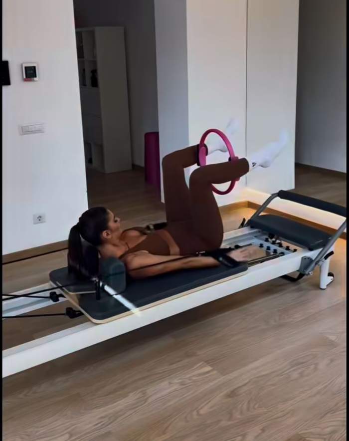 Ramona Olaru, făcând sport