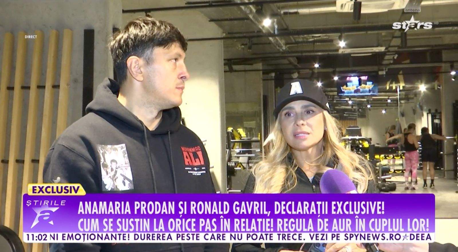 Anamaria Prodan și Ronald Gavril, interviu pentru Știrile Antena Stars
