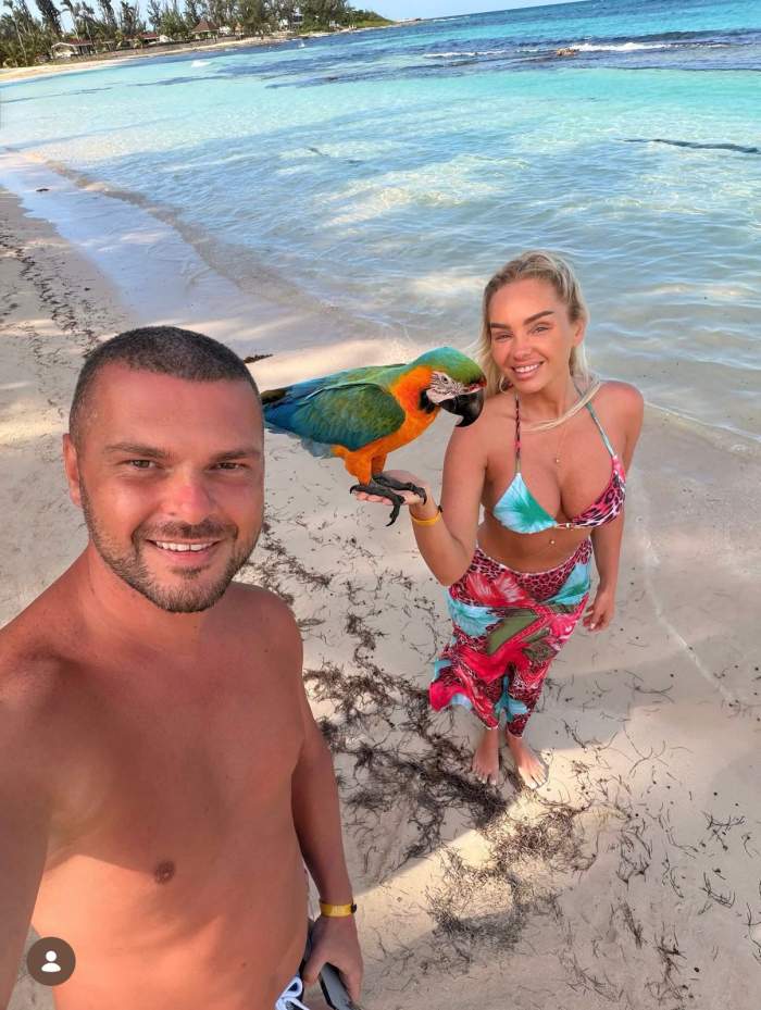 Maria Constantin și soțul ei, Robert, in vacanta