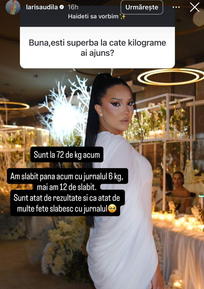 Larisa Udilă povestește ce planuri are pentru aspectul ei fizic