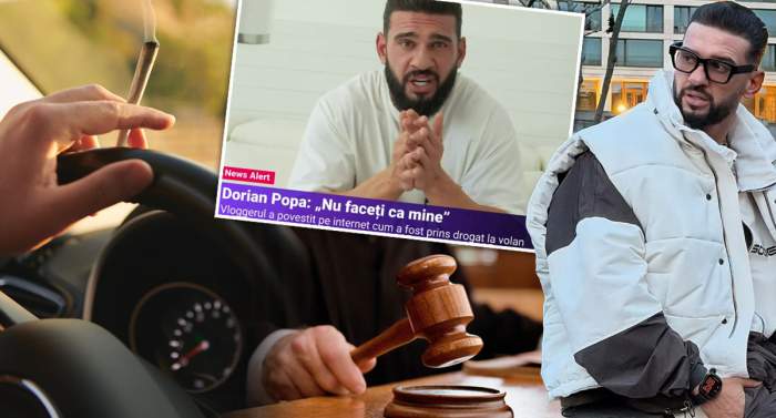 Colaj foto cu Dorian Popa
