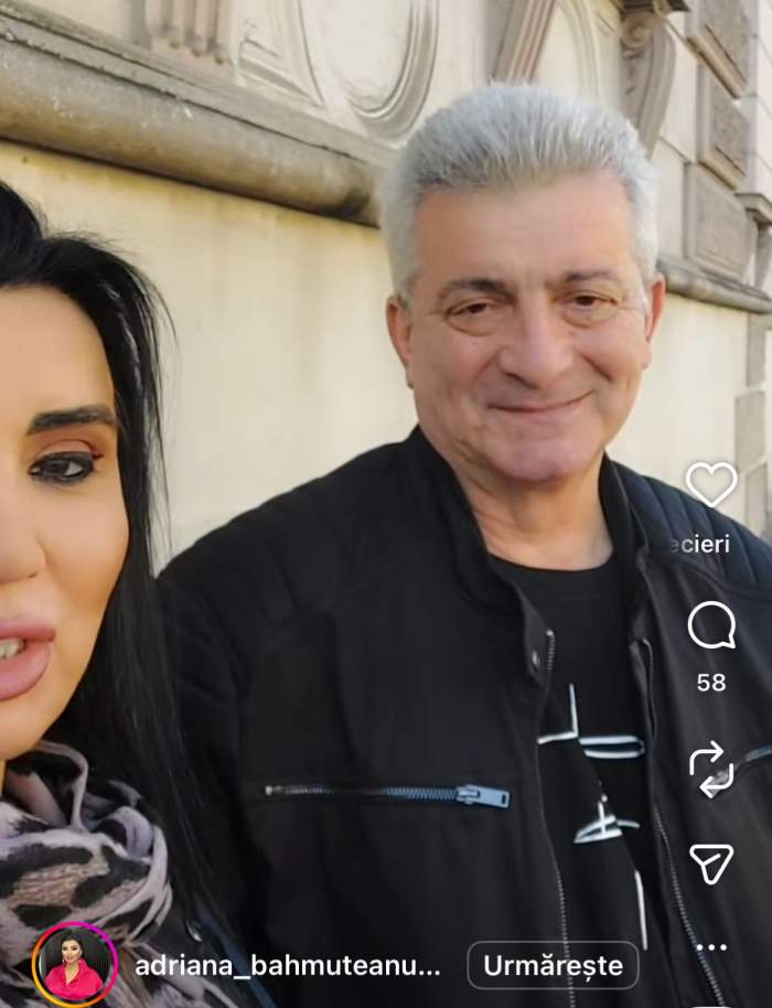 Adriana Bahmuțeanu, alături de fostul cumnat