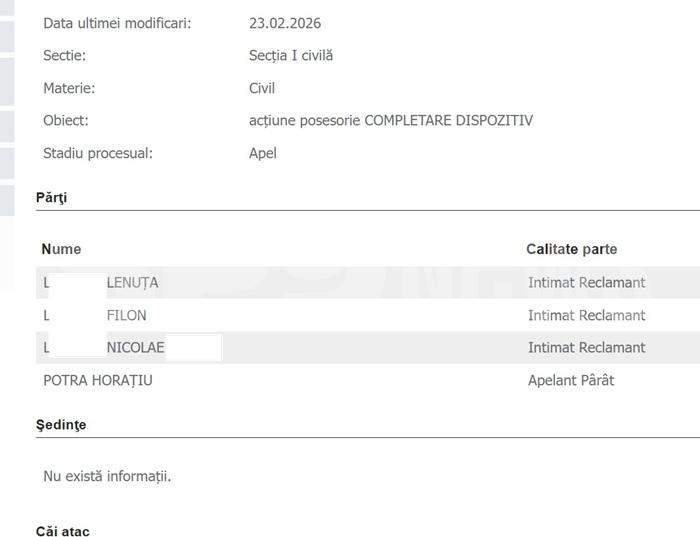 Horațiu Potra este bun de plată | Vecinii l-au pus la respect