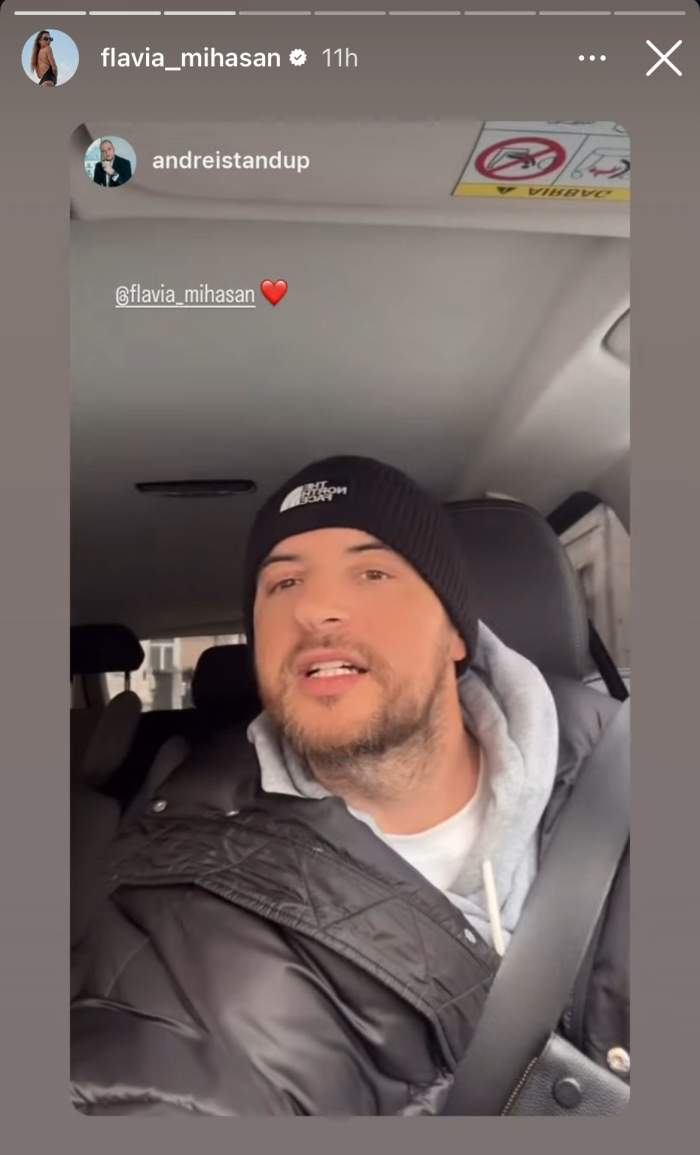 Andrei Ciobanu, în mașină