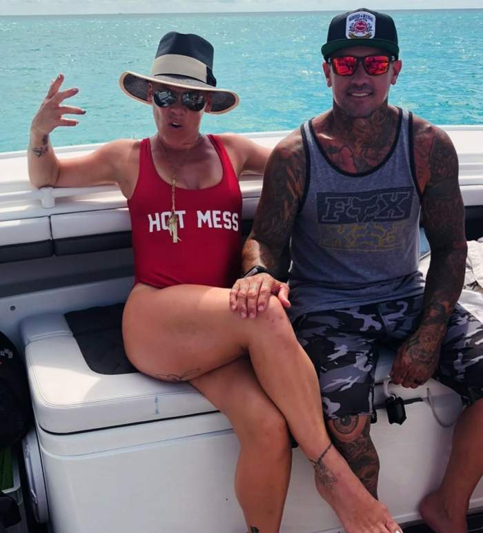 Pink și soțul său