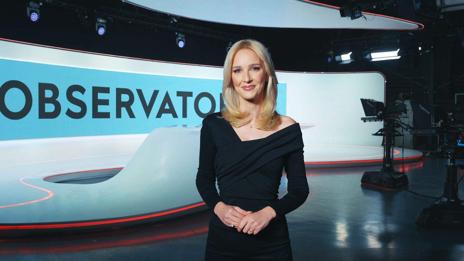 Teodora Tompea, în platoul Observator