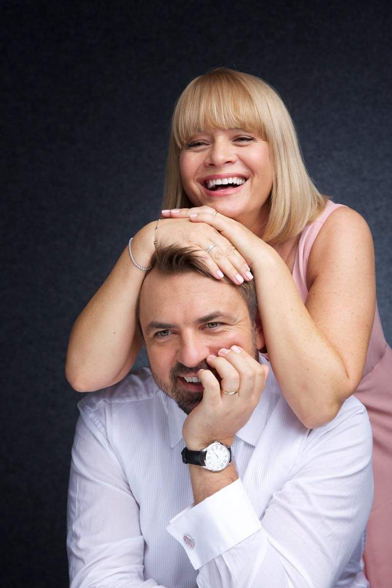 Horia Brenciu, împreună cu soția lui