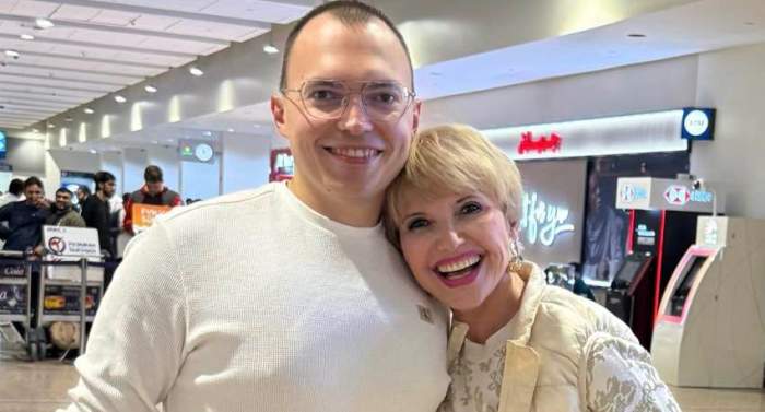 Marina Almășan, alături de fiul ei