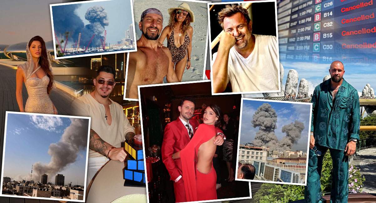 Ce vedete din România au rămas blocate în mijlocul ostilităților din Orient! Așteaptă cu înfrigurare să vadă ce fac