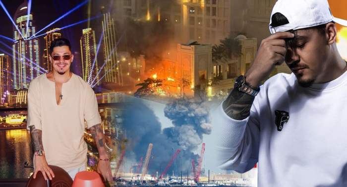 Bogdan de la Ploiești, panicat din cauza situației din Dubai! Manelistul se teme pentru viața lui: „Au fost două bubuituri mari”