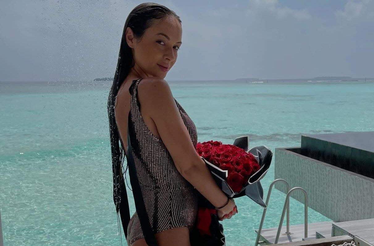 Vlăduța Lupău, în Maldive