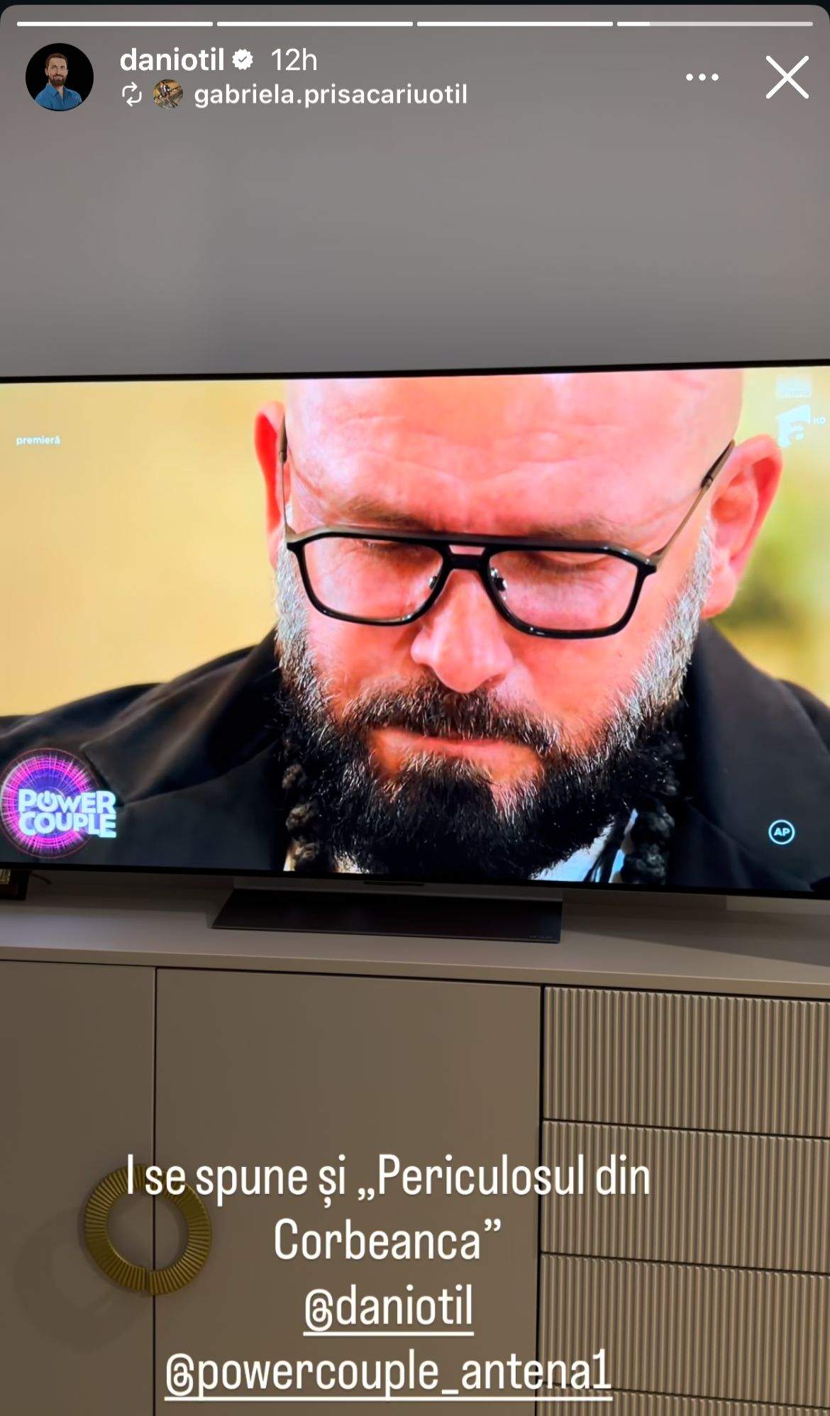 Mesajul postat de Gabriela Prisăcariu