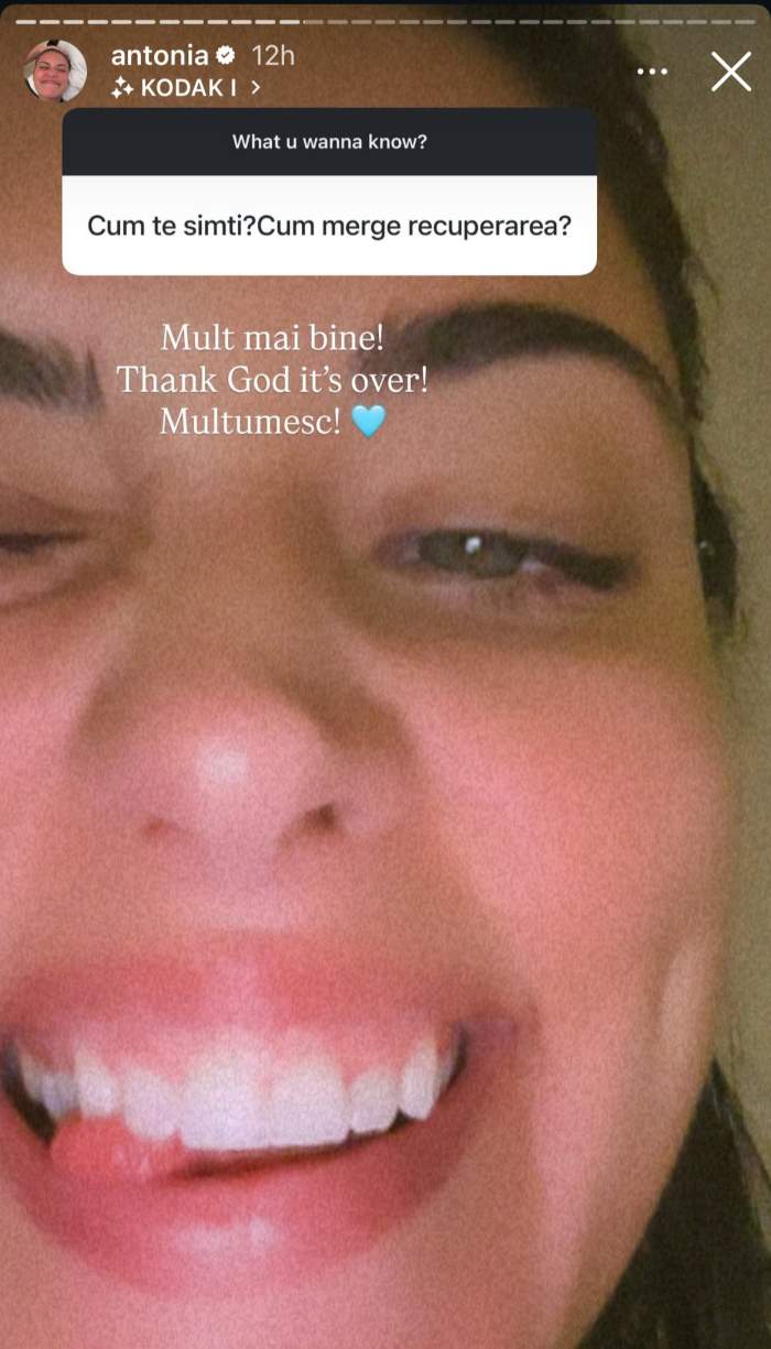 Mesajul postat de Antonia