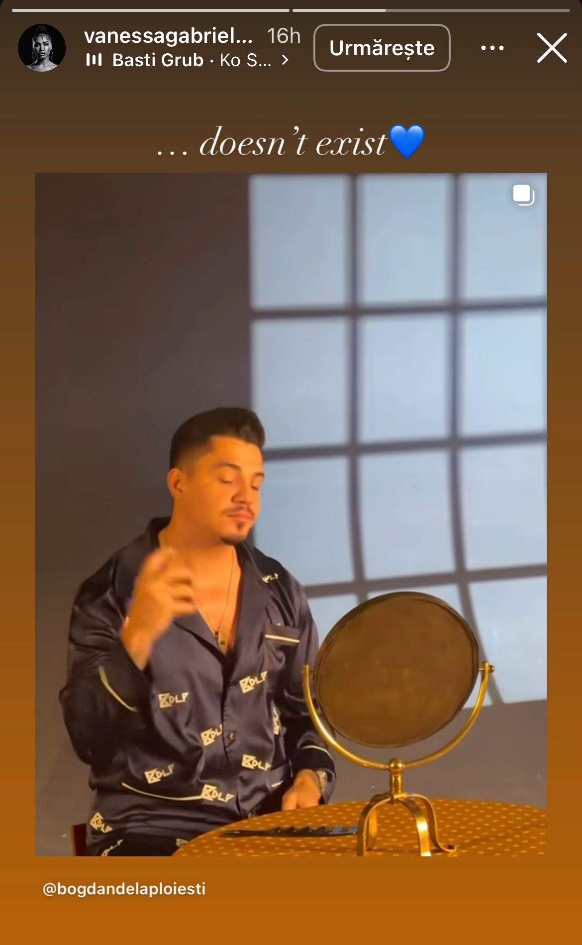 Mesajul postat de Vanessa