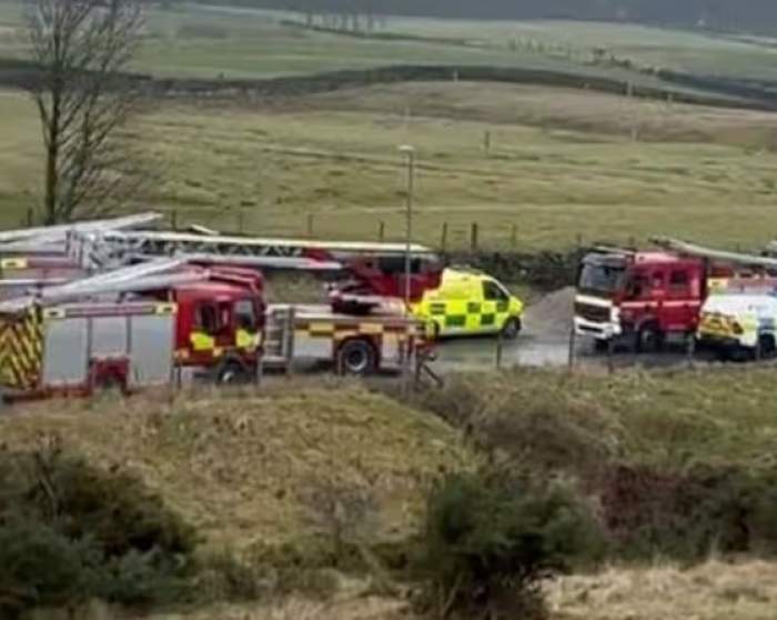 Accident aviatic! Poliția și pompierii intevin de urgență la locul prăbușirii