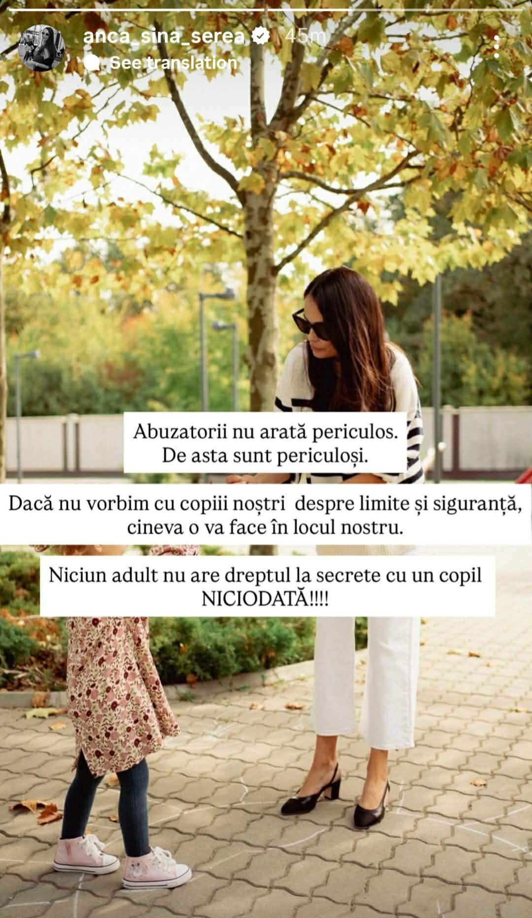 Anca Serea și fetița ei