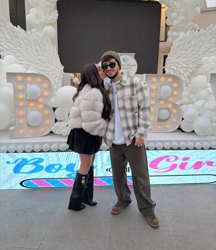 Tony One și soția, la gender reveal