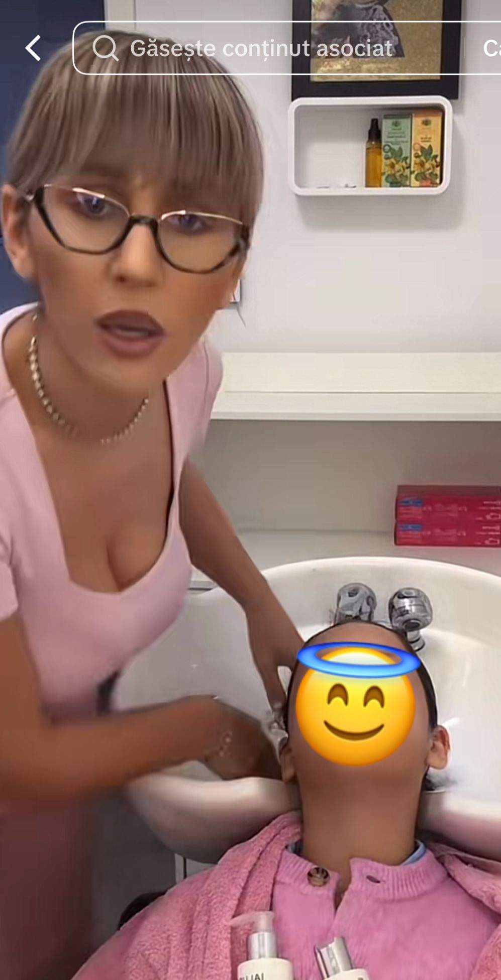 Dana Roba, în salon