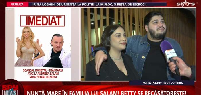 Betty Salam și Roberto Tudor, la Antena Stars