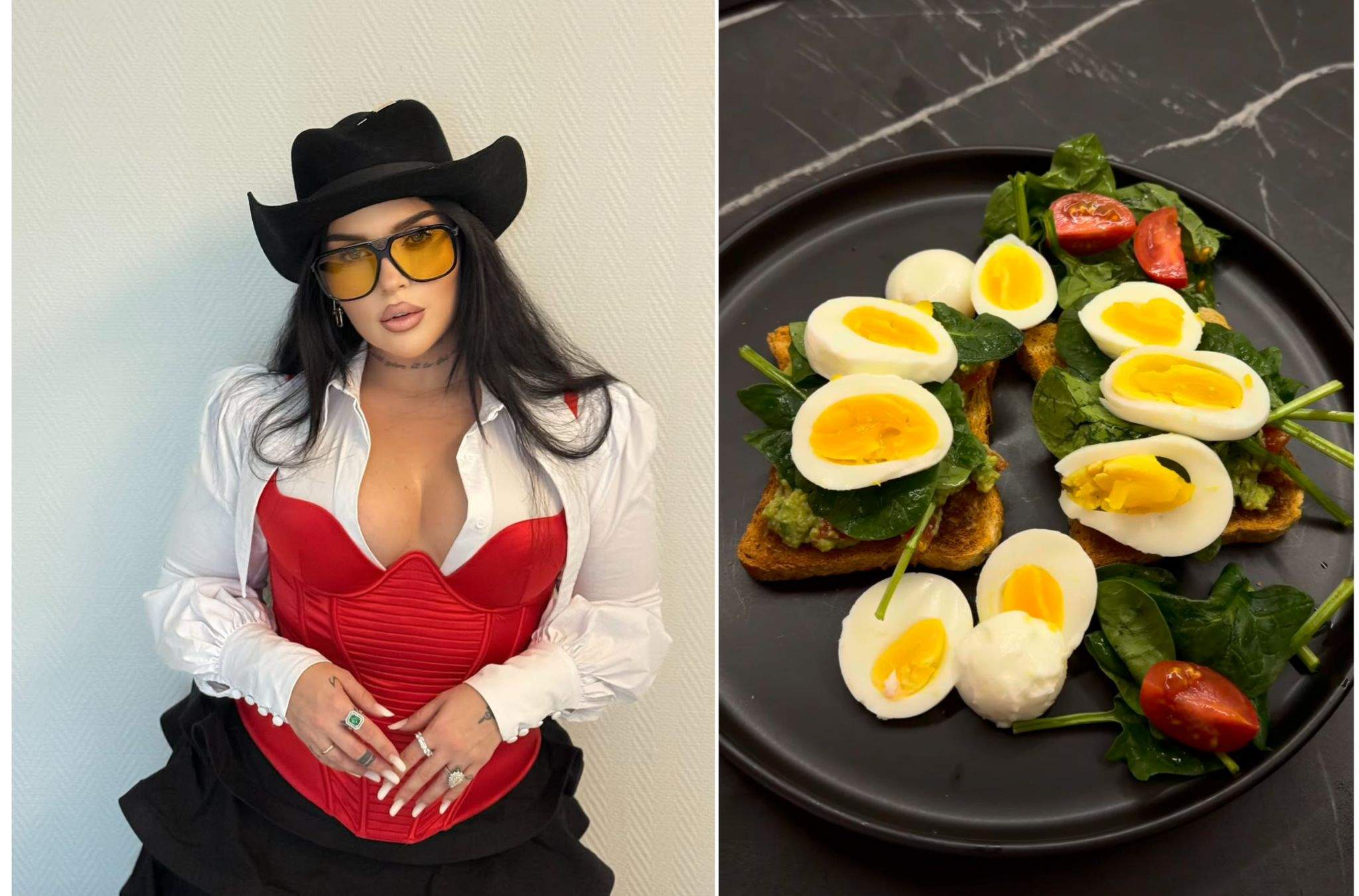 Colaj Oana Radu și dieta ei