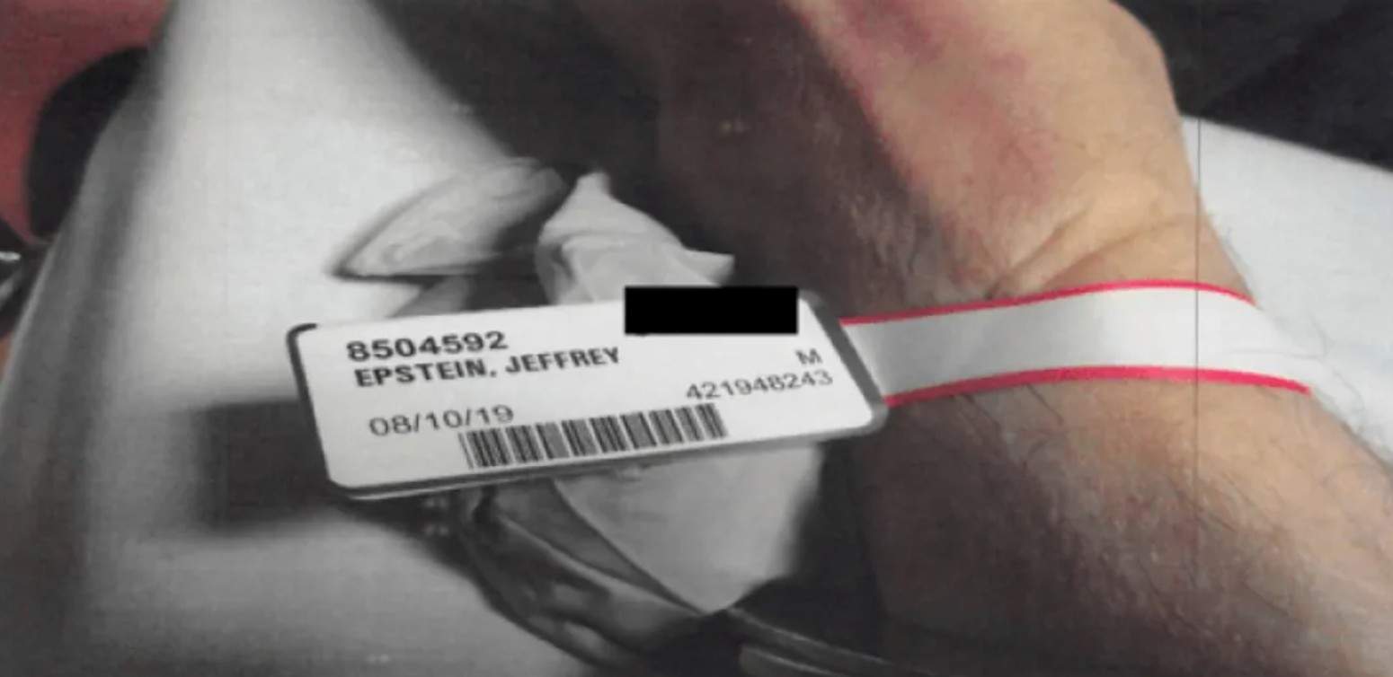 eticheta morții lui Jeffrey Epstein