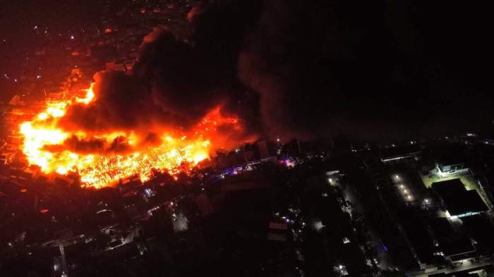 incendiu în Filipine.