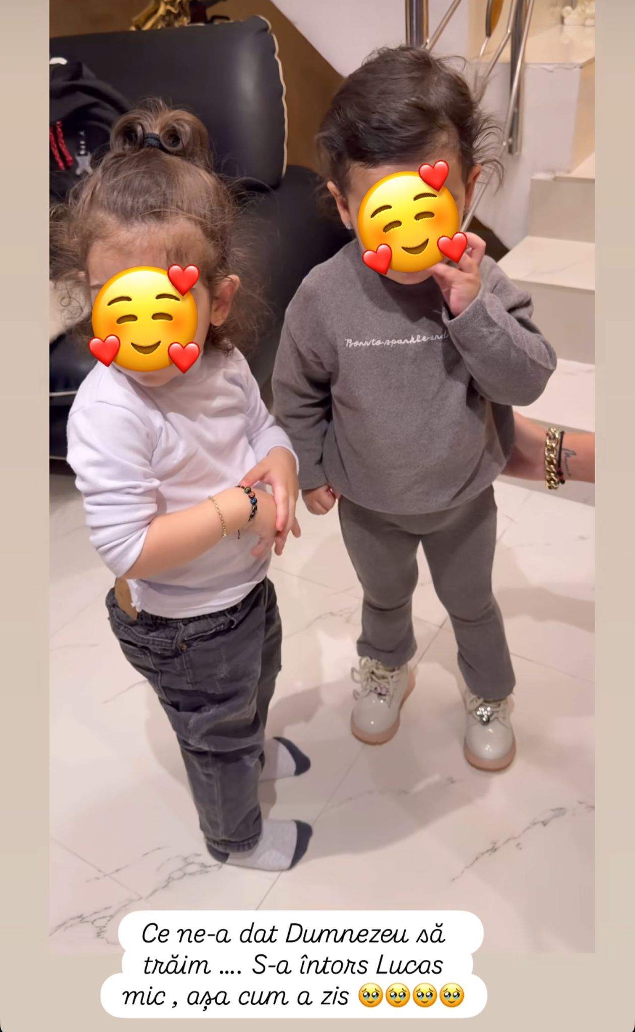 Fiica și nepotul Alinei Marymar