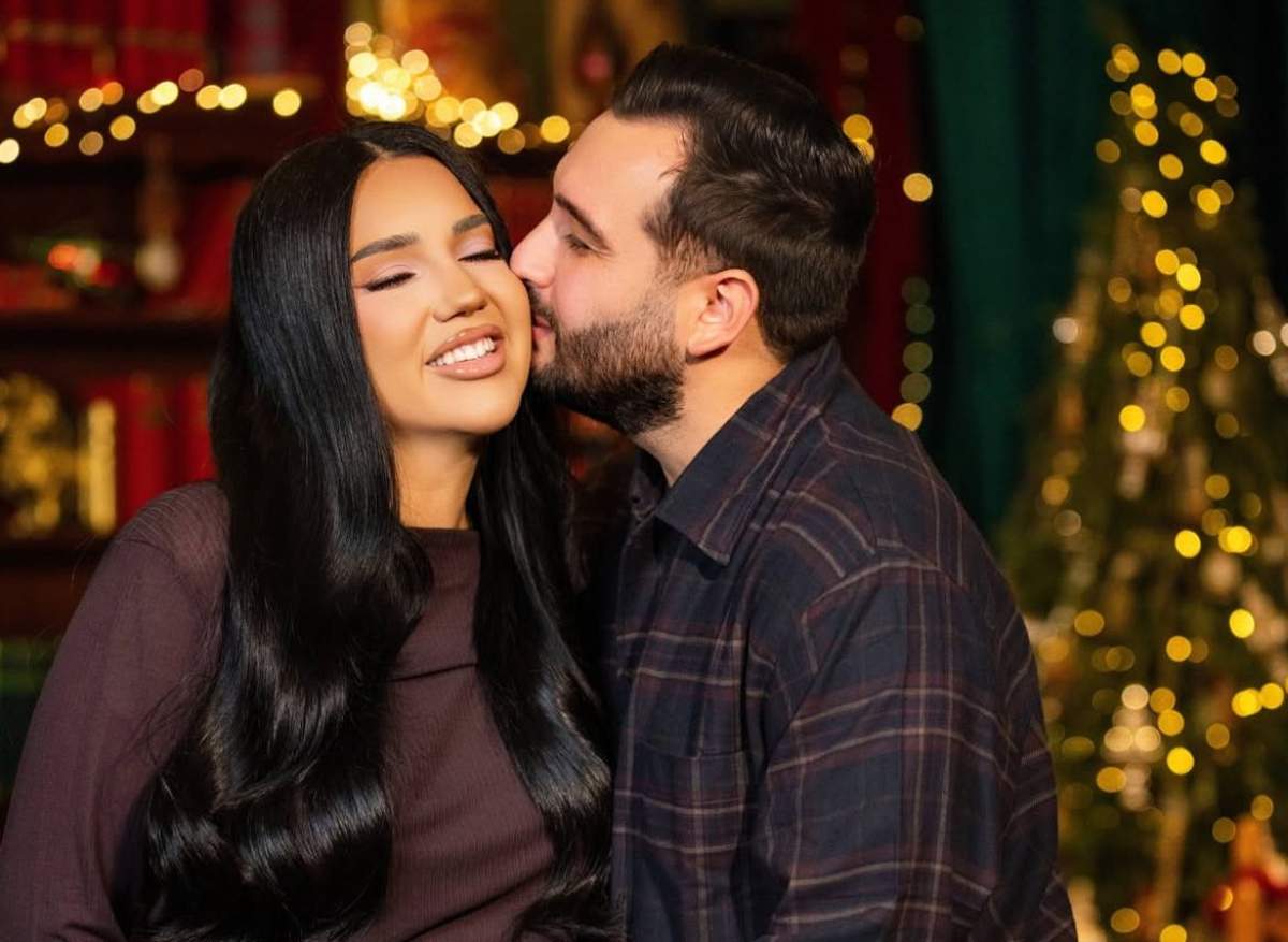 Larisa Udilă și Alexadru Ogică, fericiți la ședința foto