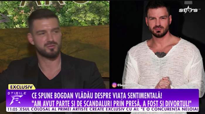 Bogdan Vlădău, acordând un interviu
