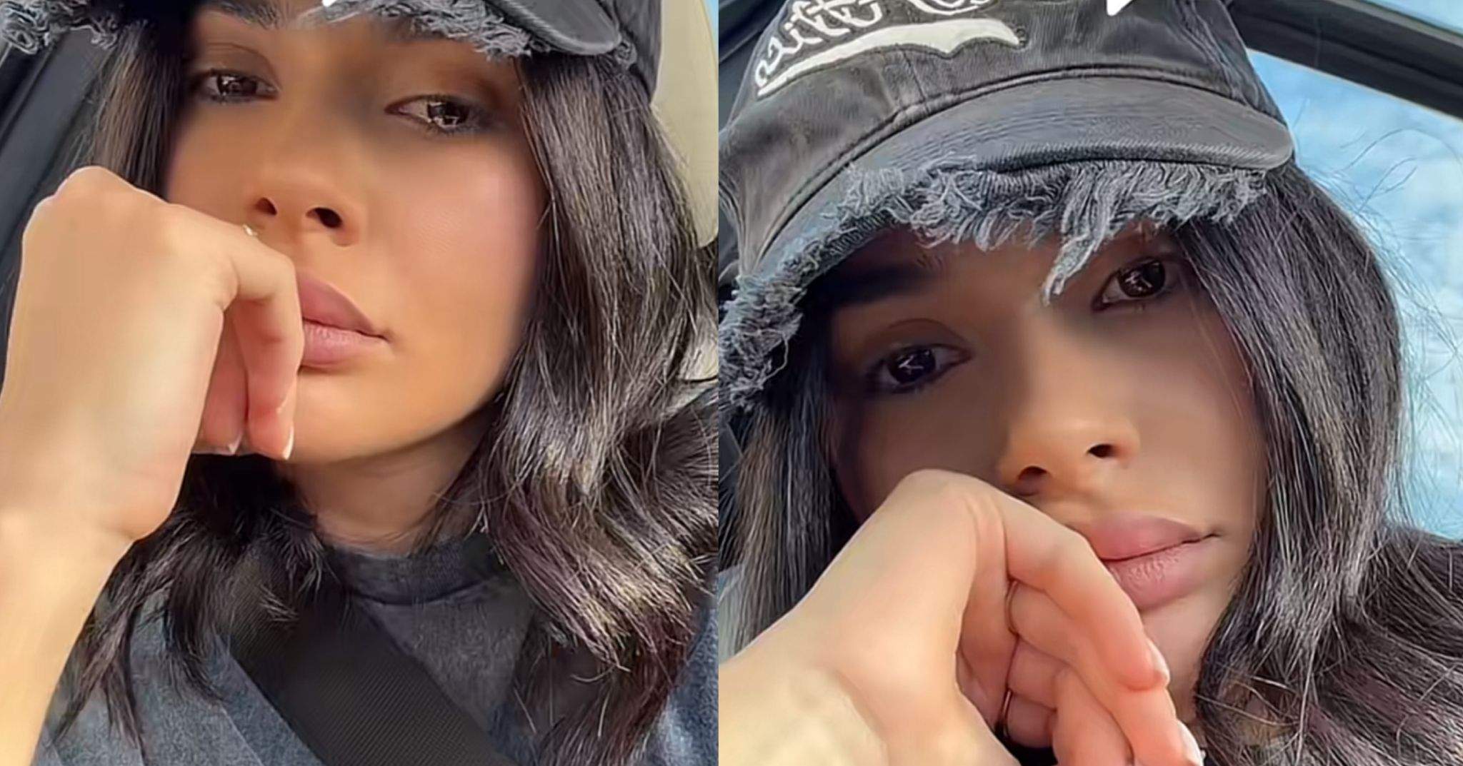 Colaj cu Marisa Paloma în lacrimi