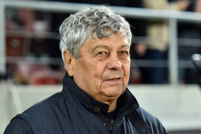Mircea Lucescu, la stadion