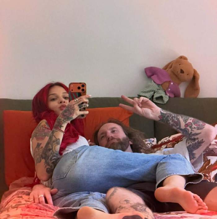 Marilu Dobrescu și iubitul ei, Tom