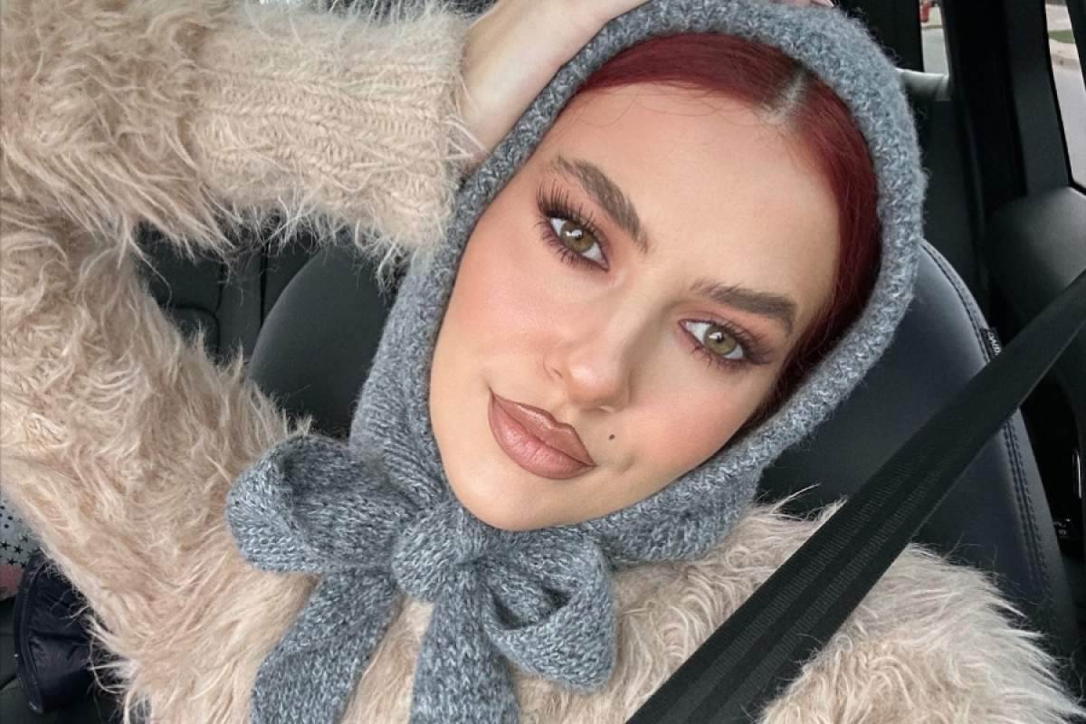 Lidia Buble, în mașină