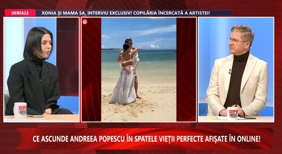 Andreea Popescu, despre geloziile din cuplu, duminică, la “Spynews TV”