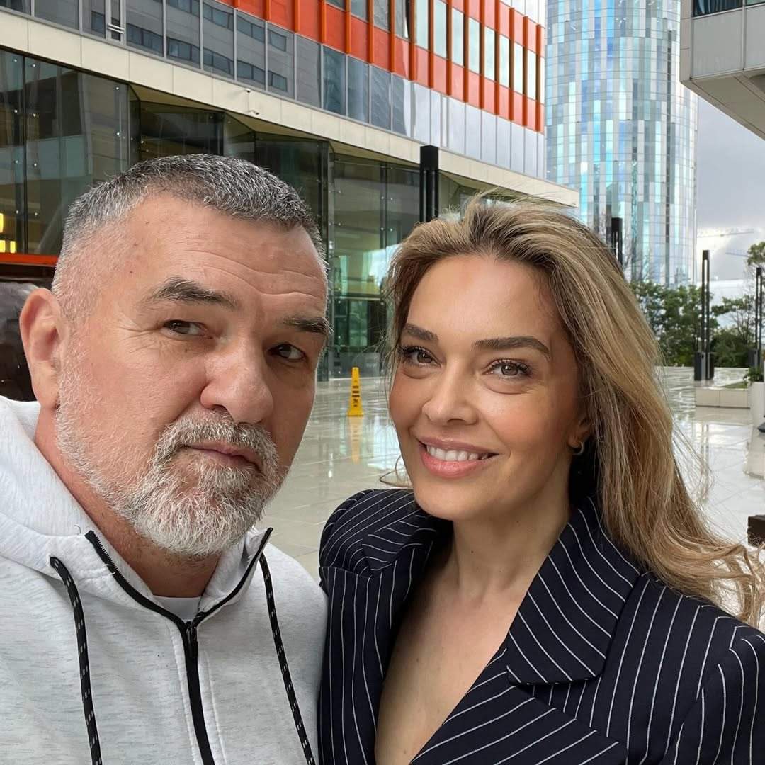 leonard Doroftei și Monica, selfie