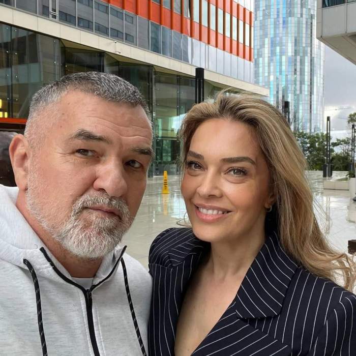 leonard Doroftei și Monica, selfie